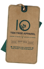 Custom Printed Brown Kraft Paper Hang Tags  For Clothing With Embossed Logo