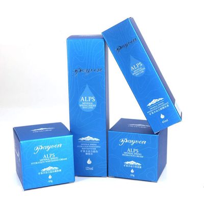 주문 은 스탬핑 로고와 함께 포장되는 맞춘 고급 미용지 박스 컬러 online manufacture