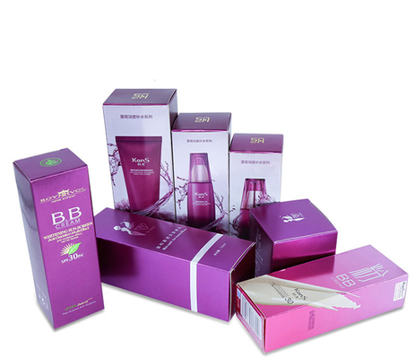 주문 주문 호화스러운 350gsm 서류상 피부 관리 포장 상자 도매 제조자 online manufacture
