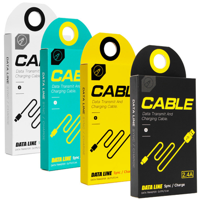 주문 주문 싼 USB 케이블 종이상자 상품 포장 상자 Manfacturer online manufacture