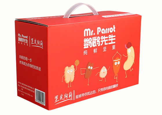 주문 소성 손잡이로 패키징하는 맞춘 강한 에프-주름 파상지 박스 핵심 online manufacture