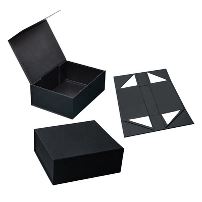 주문 주문형 블랙 카드보드 접는 상자 매개장 online manufacture