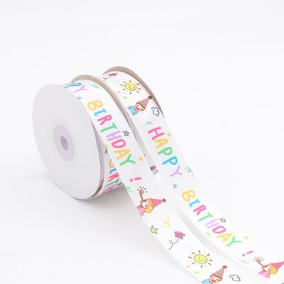 주문 주문 다채색 인쇄 사틴 리본 가공소 전체 색상 로고 리본 제조자 online manufacture