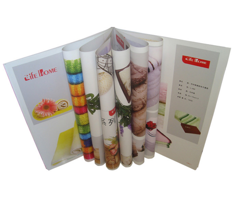 주문 생생한 이미지를 묶는 덮개 Flexi 단단한 경계를 인쇄하는 분류된 소책자 소책자 online manufacture