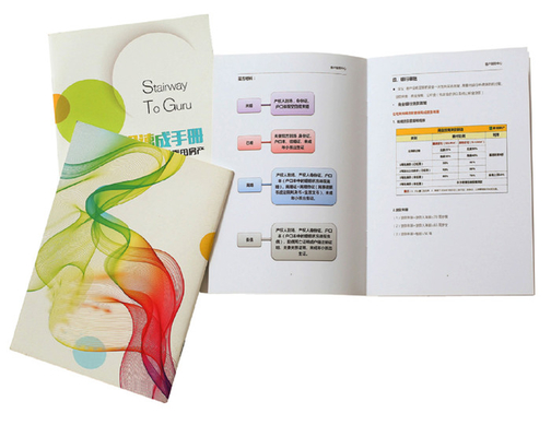주문 풀 컬러 소책자 소책자 인쇄 비스무트 겹 땅 사각 사진 잡지 책 online manufacture
