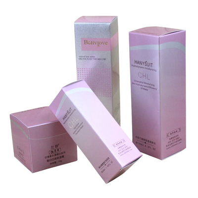 좋은 가격 은박지 로고 인쇄 공장을 가진 주문 호화스러운 Moisturizer 포장 상자 온라인으로
