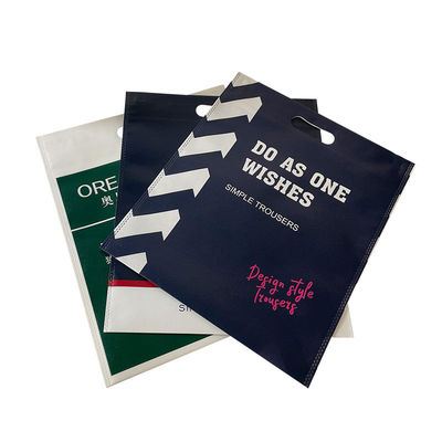 좋은 가격 로고 인쇄 부직포 D컷 쇼핑백 온라인으로