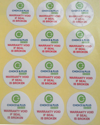 좋은 가격 맞춤형 원형 라벨 스티커 – 흰색 PET 플라스틱 원형 로고 스티커 인쇄 & 어린이 이름표 온라인으로